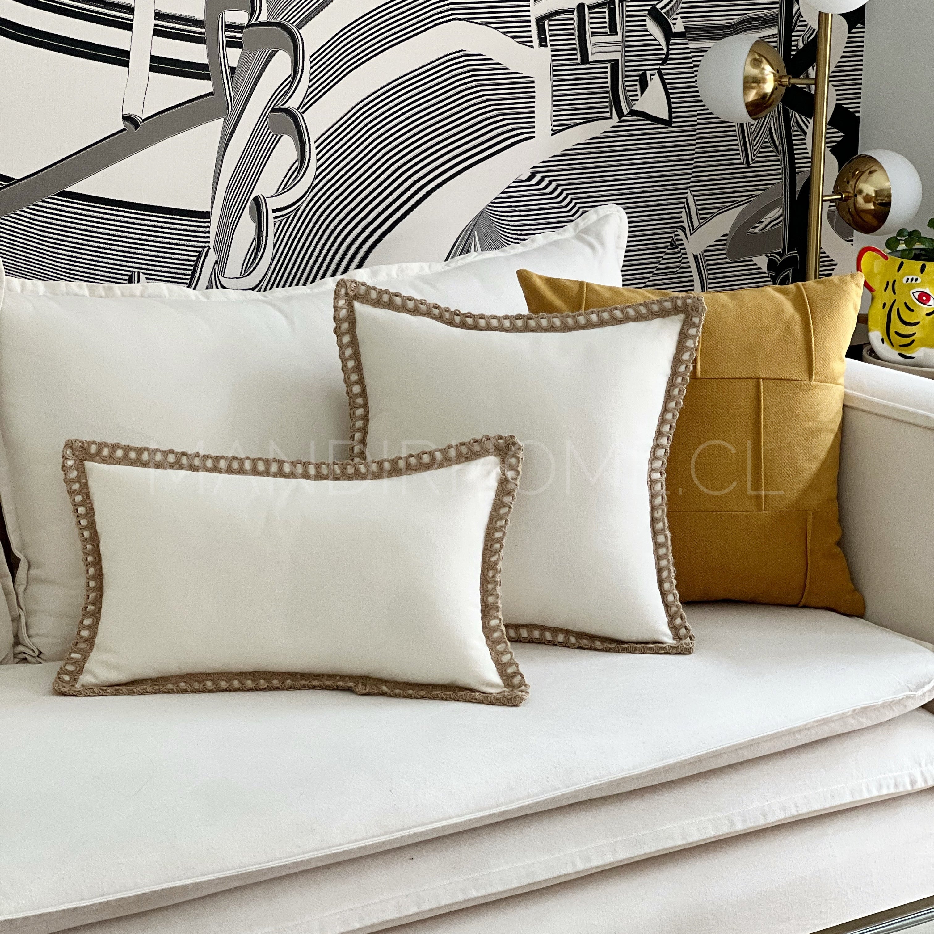 SET 5 FUNDAS PREMIUM LINO YUTE Y PURO CAMEL + REGALO