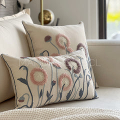 Funda de Cojín Bordada Frutillar 45x45cms