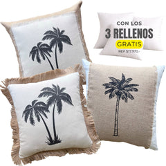 3 FUNDAS PALMAS + RELLENOS