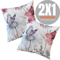 2X1 COMBOS ESTAMPADOS MARIPOSA VINTAGE 45×45cms