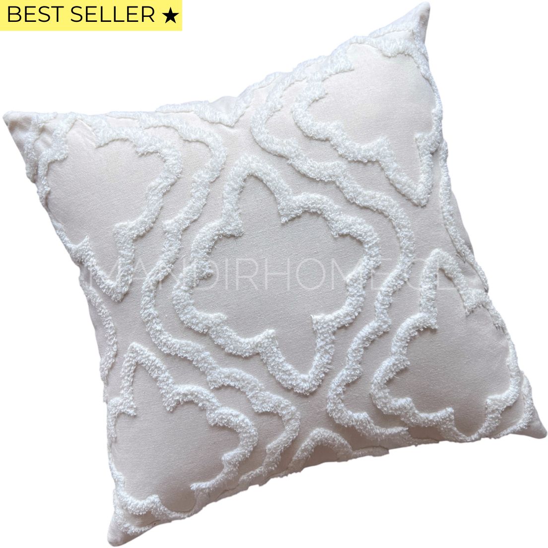 Funda de Cojín Bordado Minimal Crudo 4.0 45x45cms