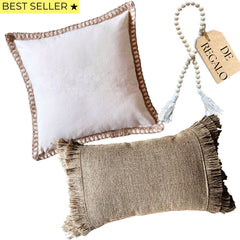 SET 2 NATURAL LINO ARPILLERA YUTE + REGALO