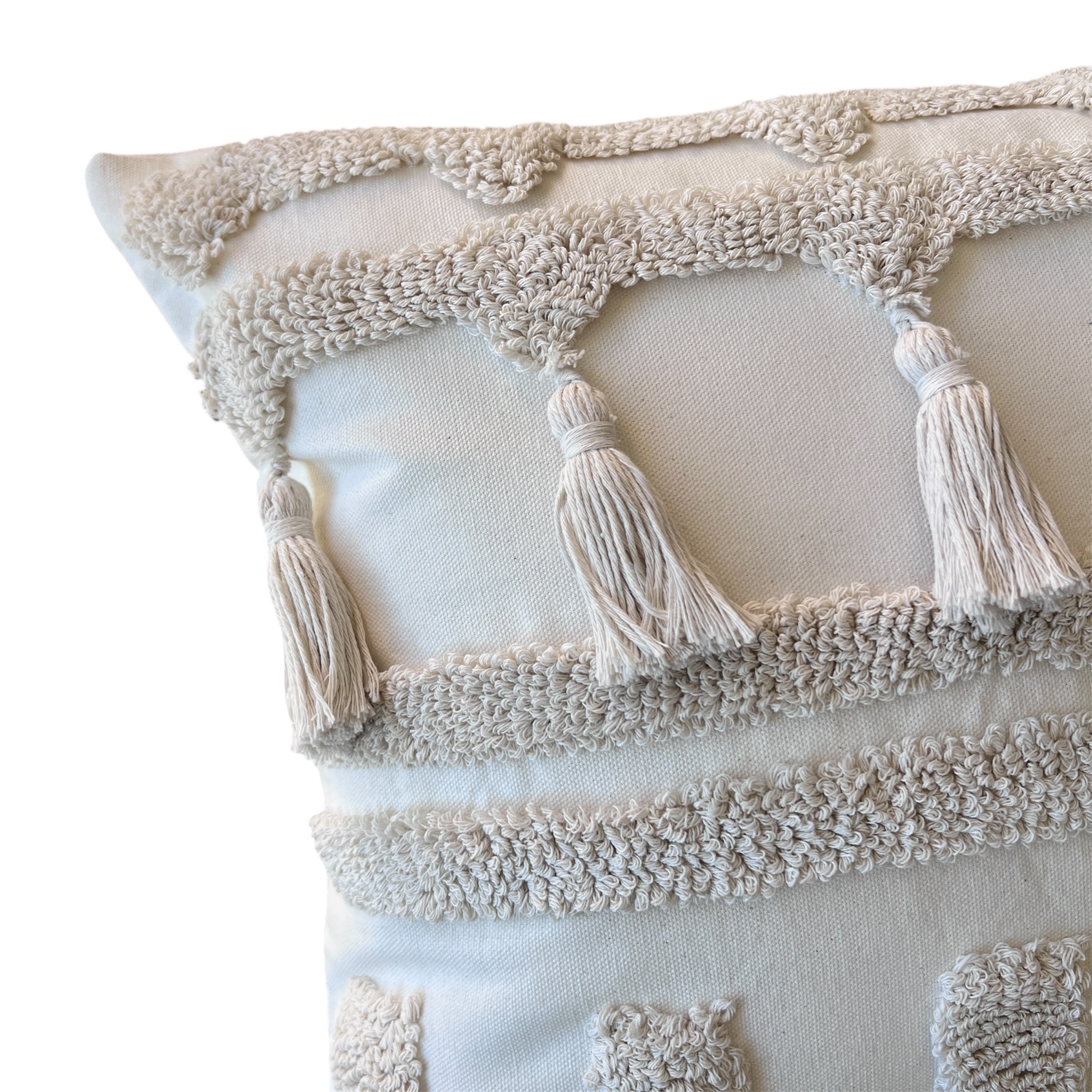 Funda de Cojín Tribu Crudo Cuadrado