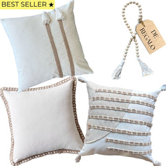 SET 3 FUNDAS RÚSTICAS PREMIUM + REGALO