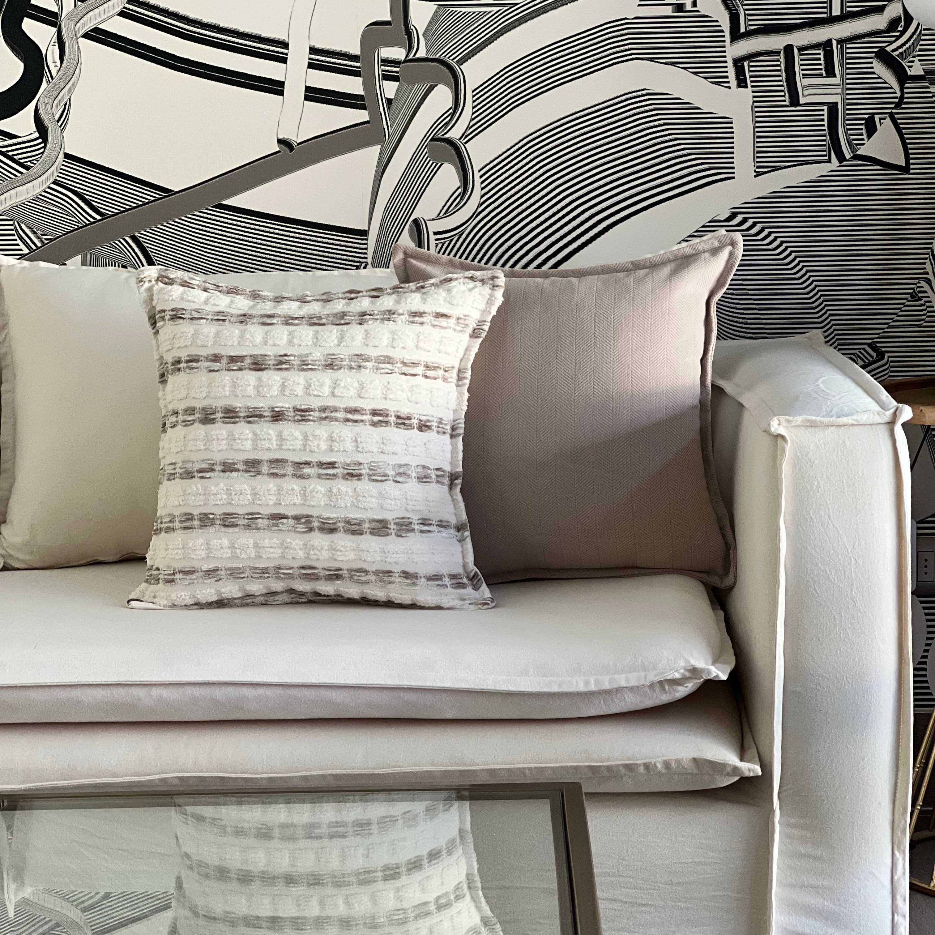 Cojín Decorativo Arena Beige Texturizado 45x45 cm | Cojín Estilo Natural