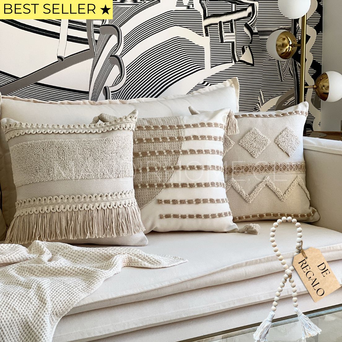 REGALO+ SET 3 FUNDAS HUGO, PACO Y CALMA PREMIUM