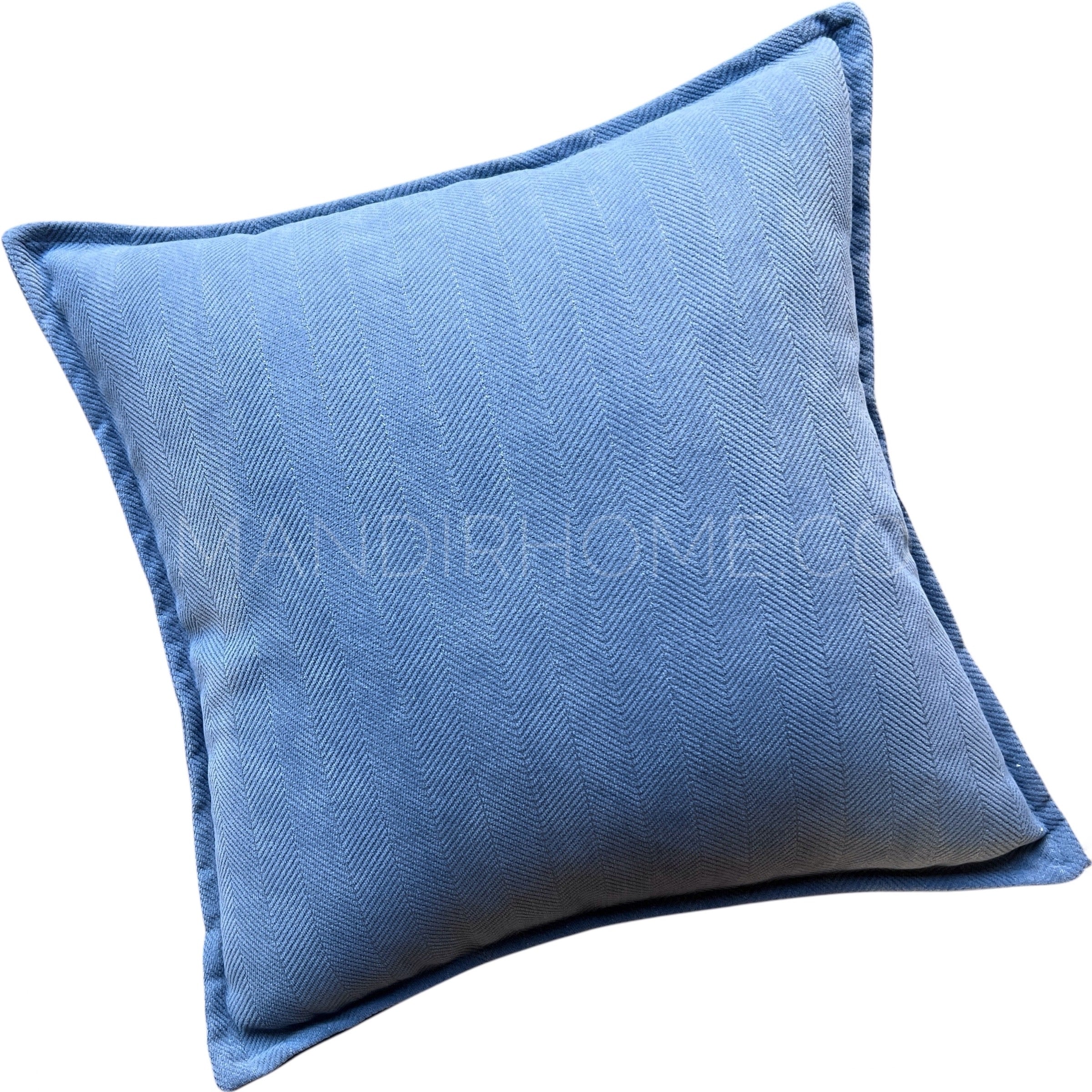 Funda de Cojín Pestaña Azul Cuadrada