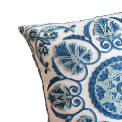 Funda de Cojín Bordado Mandala New Cuadrada 45x45cms