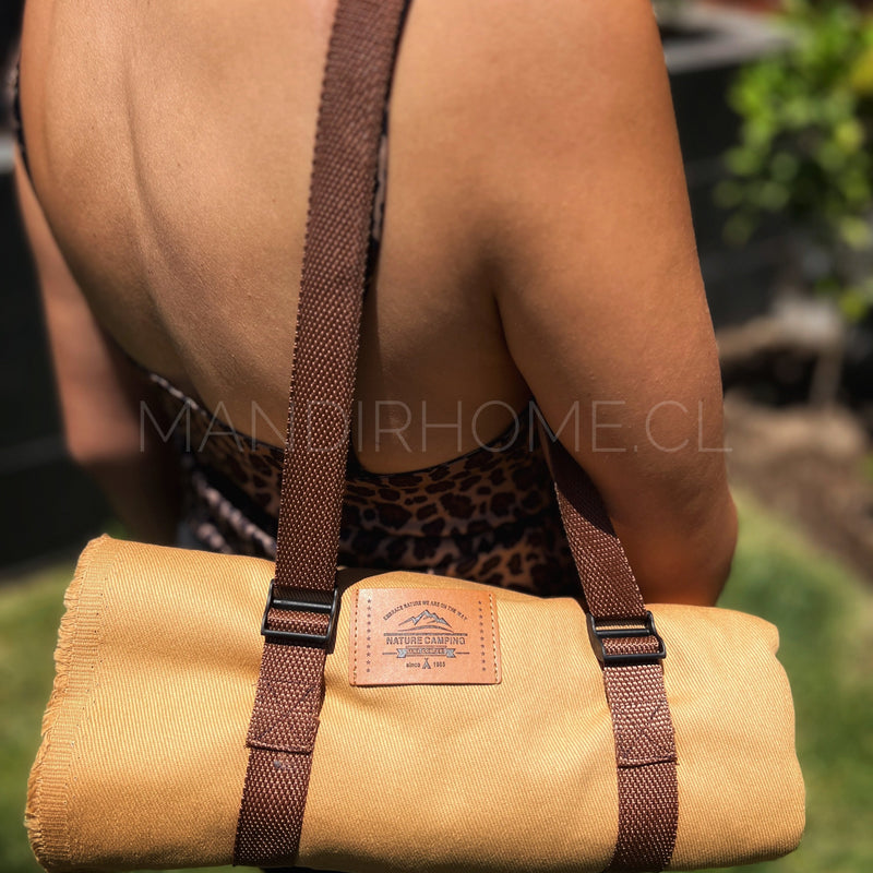 Manta Picnic Camel 200x150cms