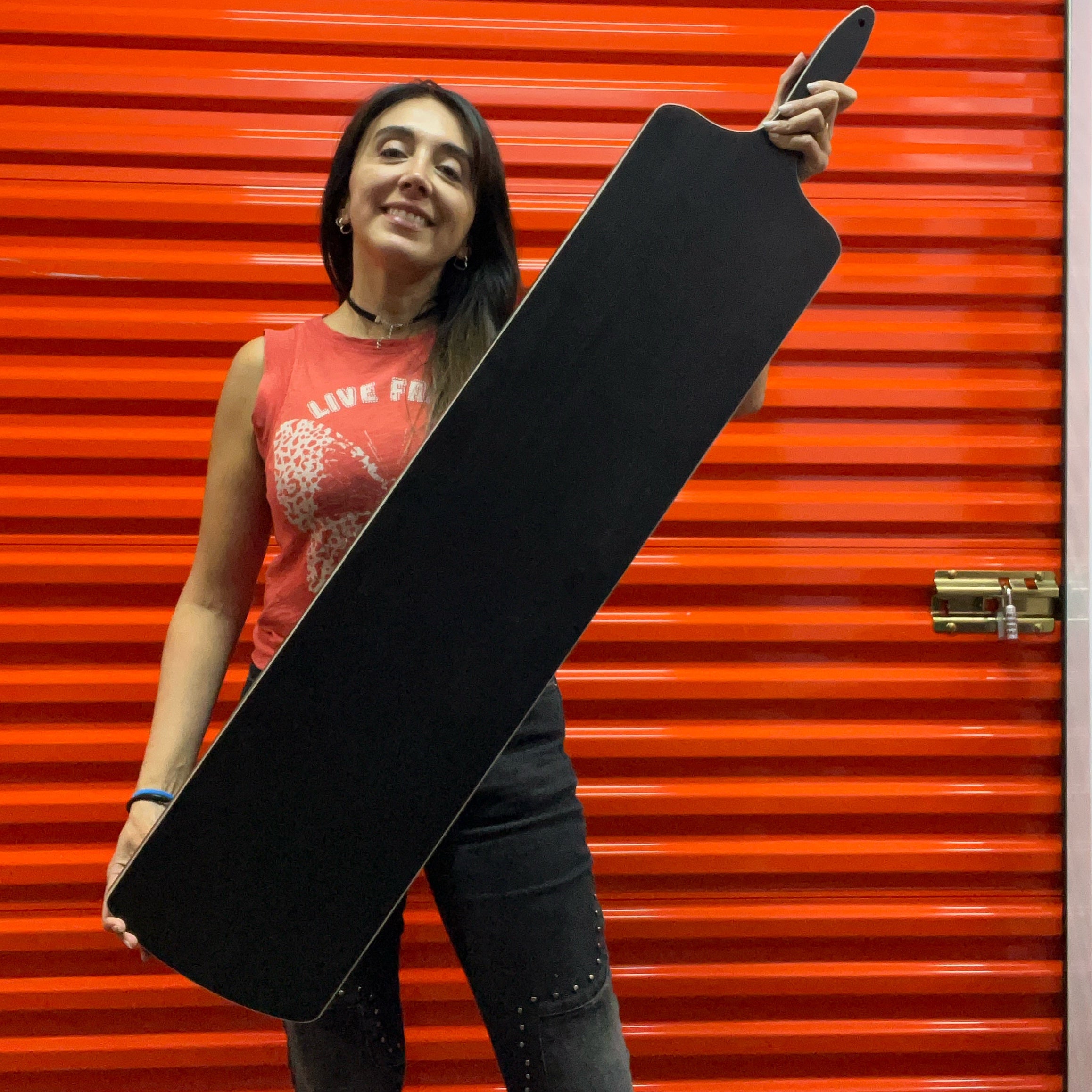 Tabla Madera Negro 120x25cms