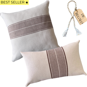 SET 2 FUNDAS ORIGEN - ESTILO NATURAL CHIC + REGALO