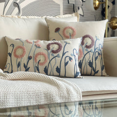 Funda de Cojín Bordada Frutillar 45x45cms