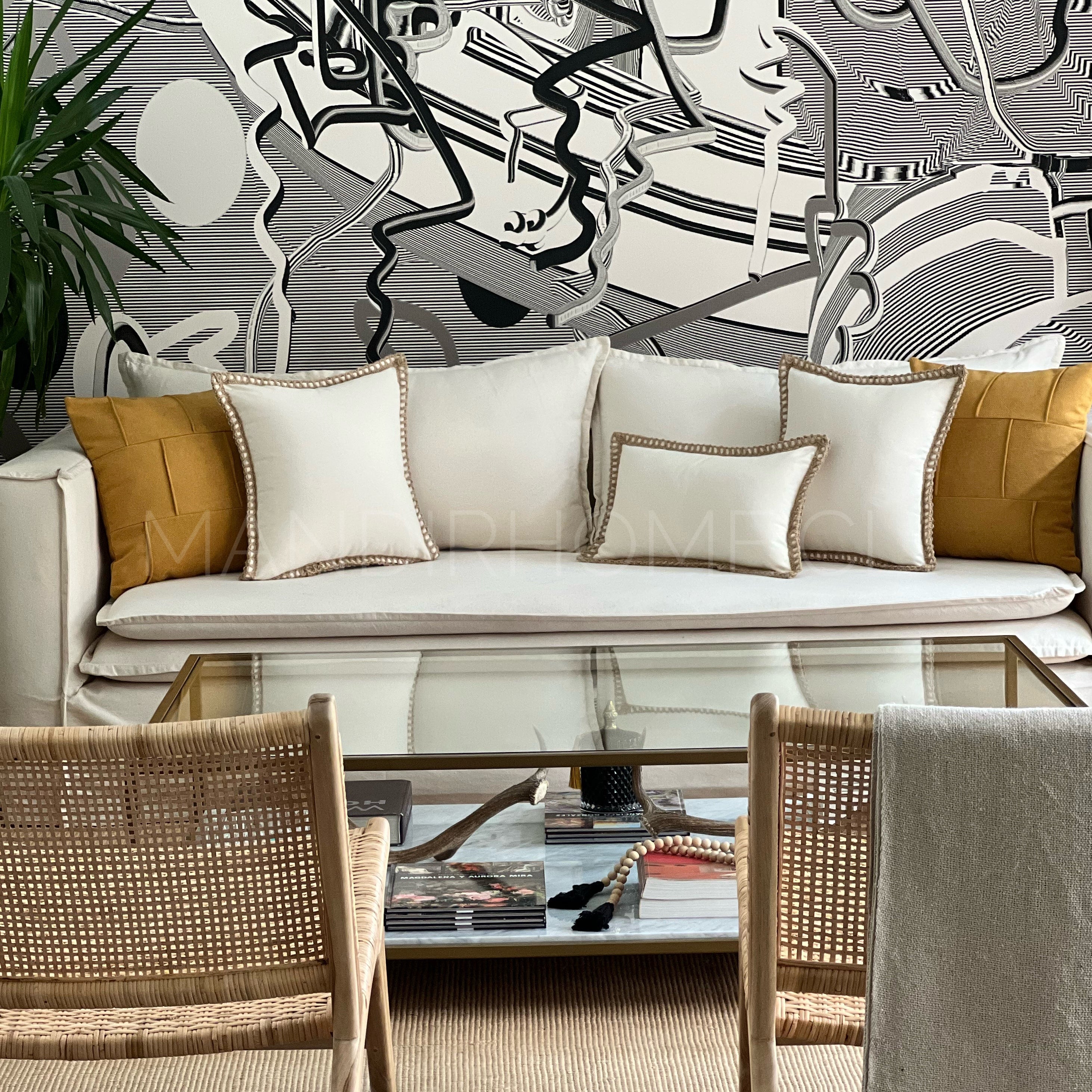 SET 5 FUNDAS PREMIUM LINO YUTE Y PURO CAMEL + REGALO