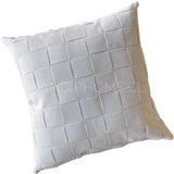 ¡Quedan 4! Funda Cojín Gamuza Entrelazado Crudo XL