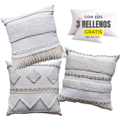 3 FUNDAS HUGO, PACO Y LUIS PREMIUM + RELLENOS