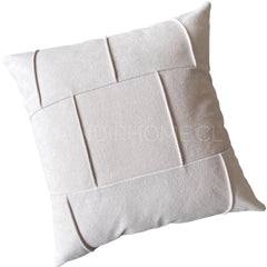 Funda de Cojín Puro Blanco Invierno Cuadrada