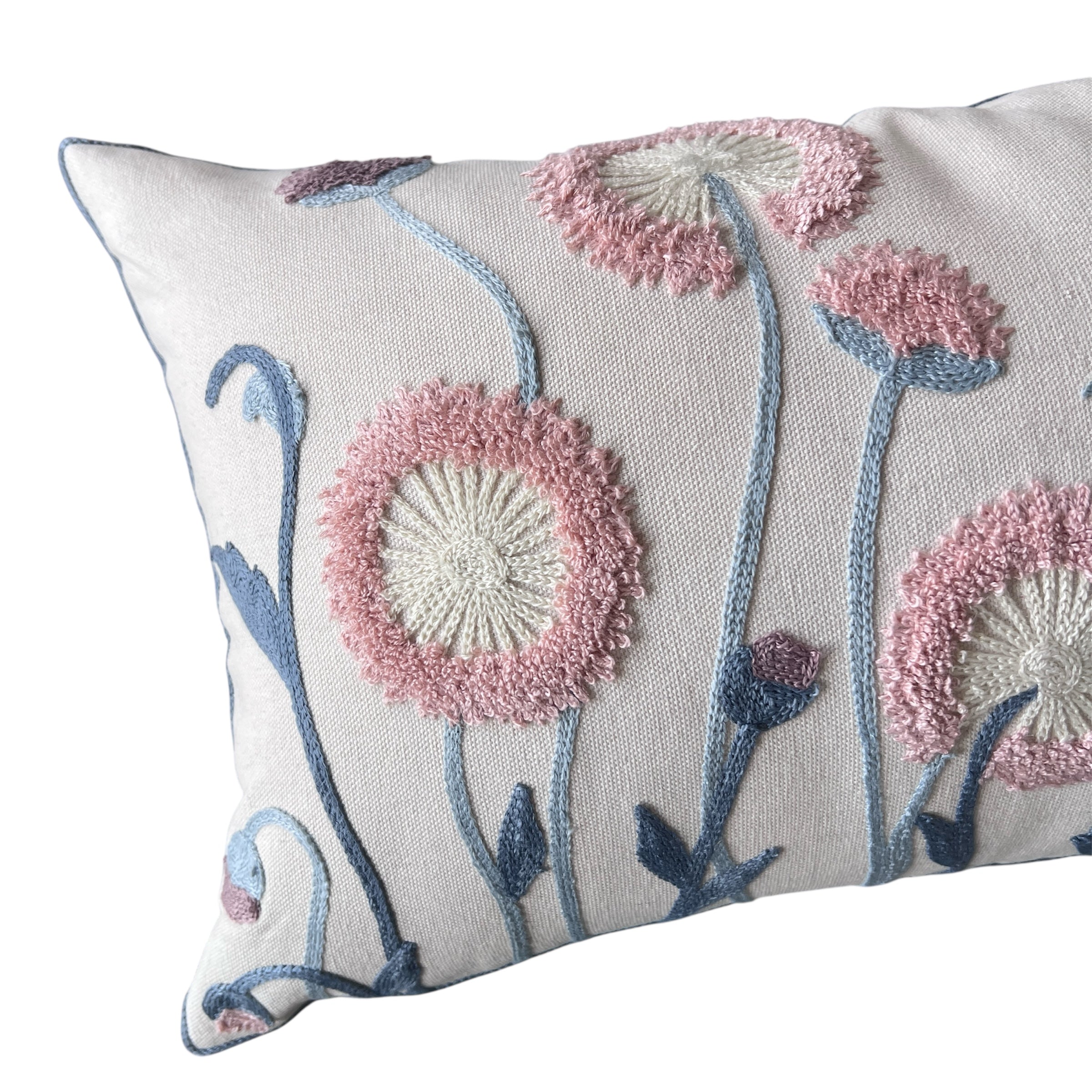 Funda de Cojín Bordada Frutillar 50x30cms