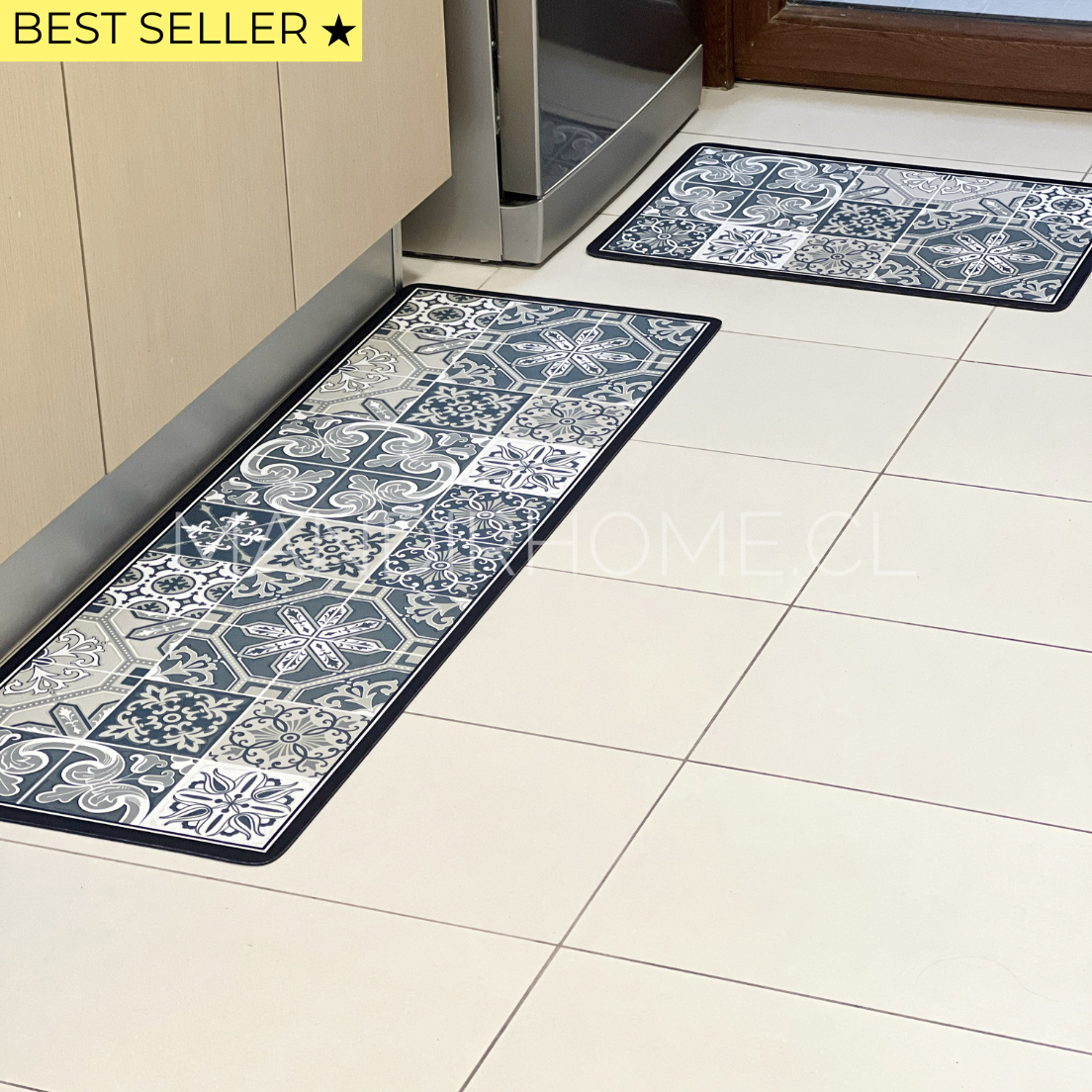 ¡Best Seller! Set Alfombras de Cocina Antideslizante y Absorbente