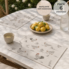 ARMA TU PACK ANTIMANCHAS POR $44.990 MANTELES Y/O INDIVIDUALES