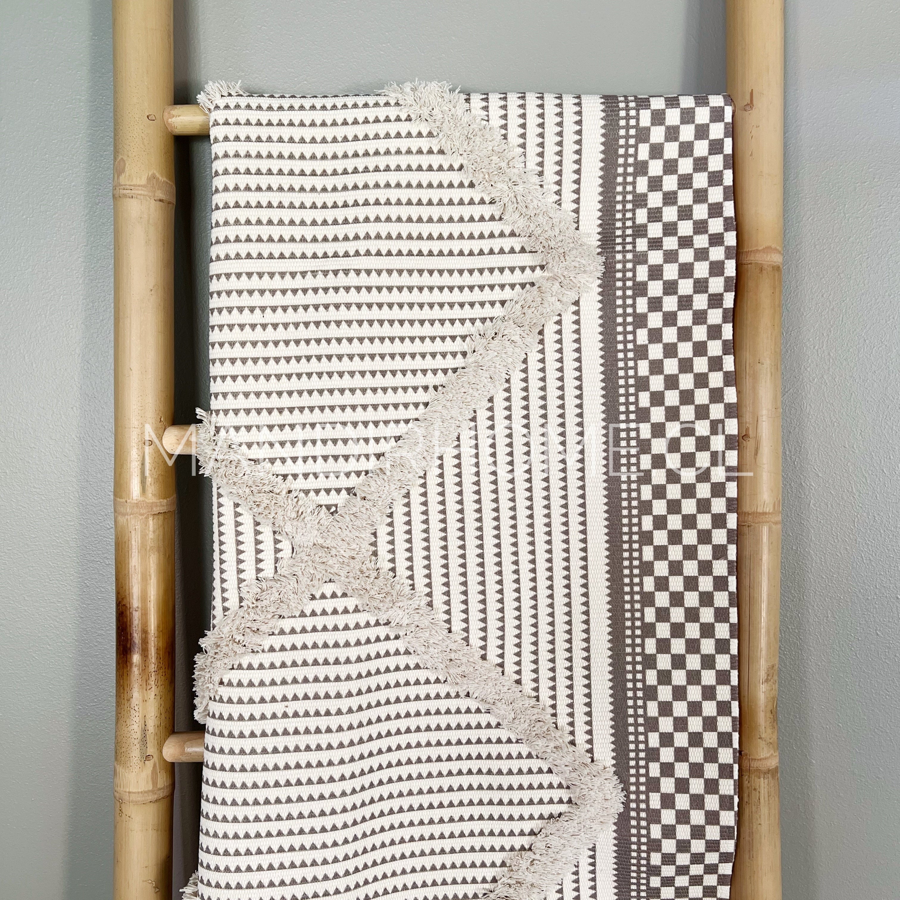 Textil Decorativo Piecera Antonia/ Alfombra Estampado Kelim Beige