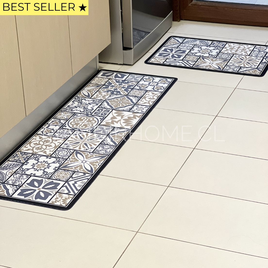 ¡NEW! Set Alfombras de Cocina Trigo Antideslizante y Absorbente