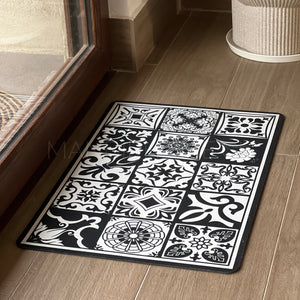 Alfombras de Baño Azulejos Antideslizante y Absorbente 60x40cms