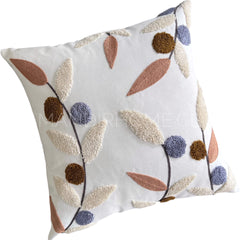 Funda de Cojín Bordado Otoño Travieso Cuadrado