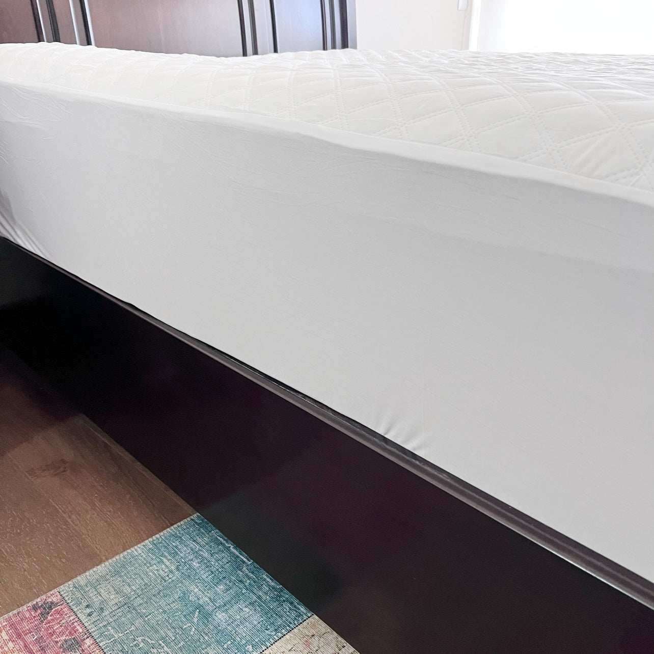 Cubre Colchón Impermeable 1,5p + Funda de Almohada