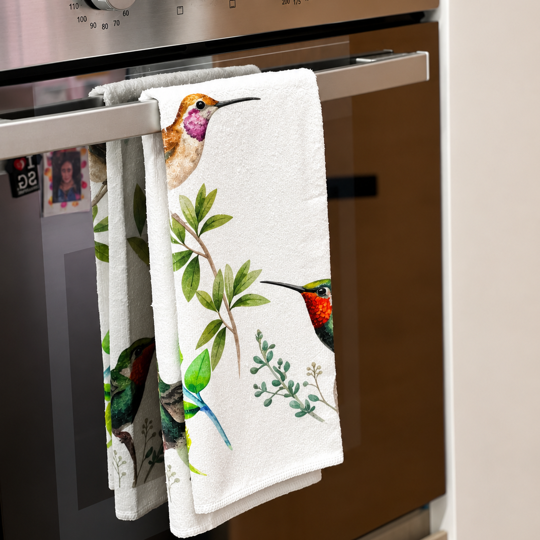 Set 2 Paños Cocina Colibrí