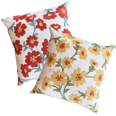 Funda de Cojín Bordado Floripa 2 45x45cms