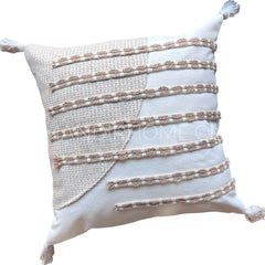 Funda de Cojín Natural Rústico Lino Yute Calma