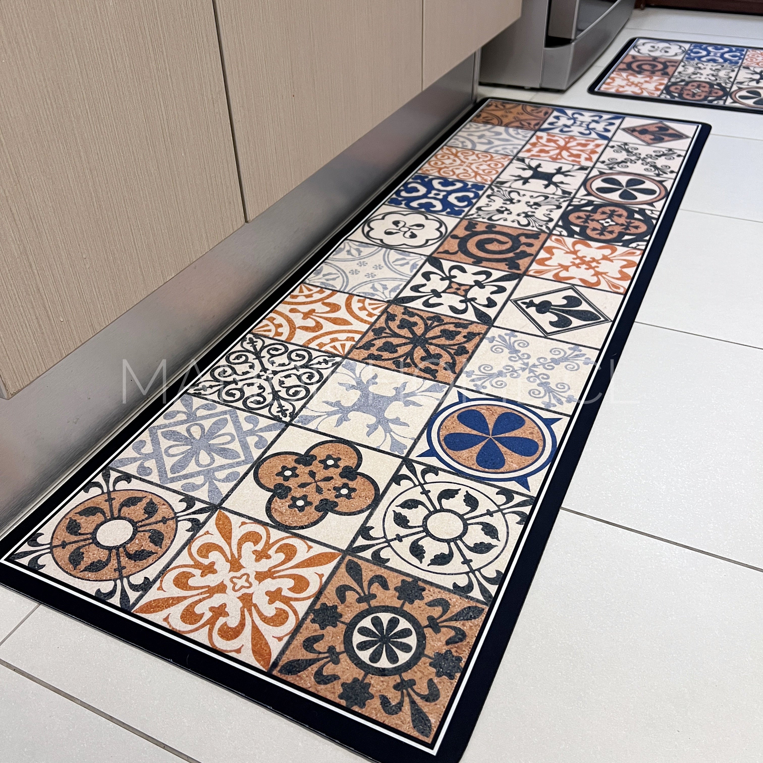 ¡NEW! Set Alfombras de Cocina Café Toscano Antideslizante y Absorbente
