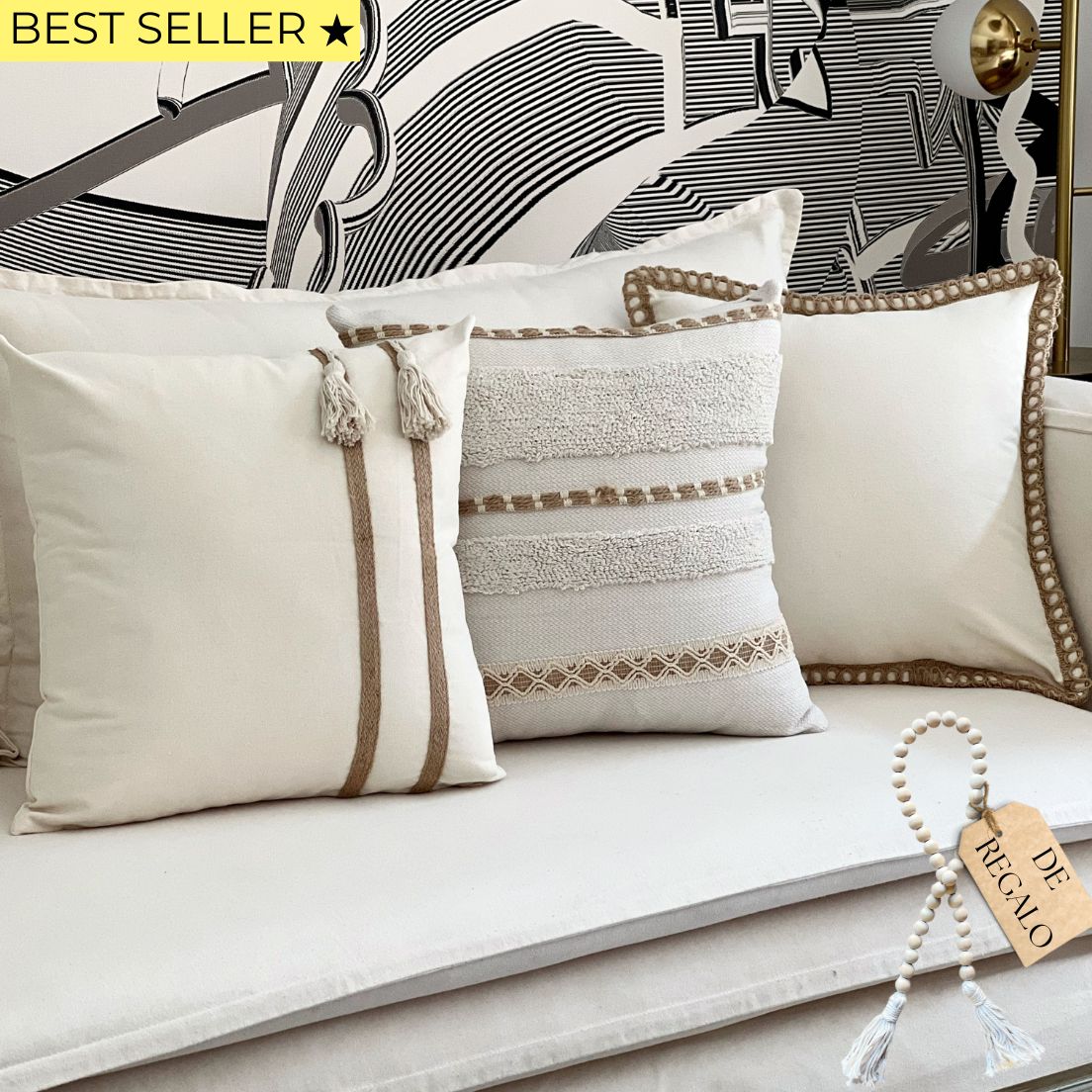 SET 3 FUNDAS RÚSTICAS PREMIUM 2.0 + REGALO