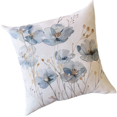 Funda de Cojín Estampada Botánico Pastel