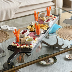 Tabla Madera Negro 120x25cms