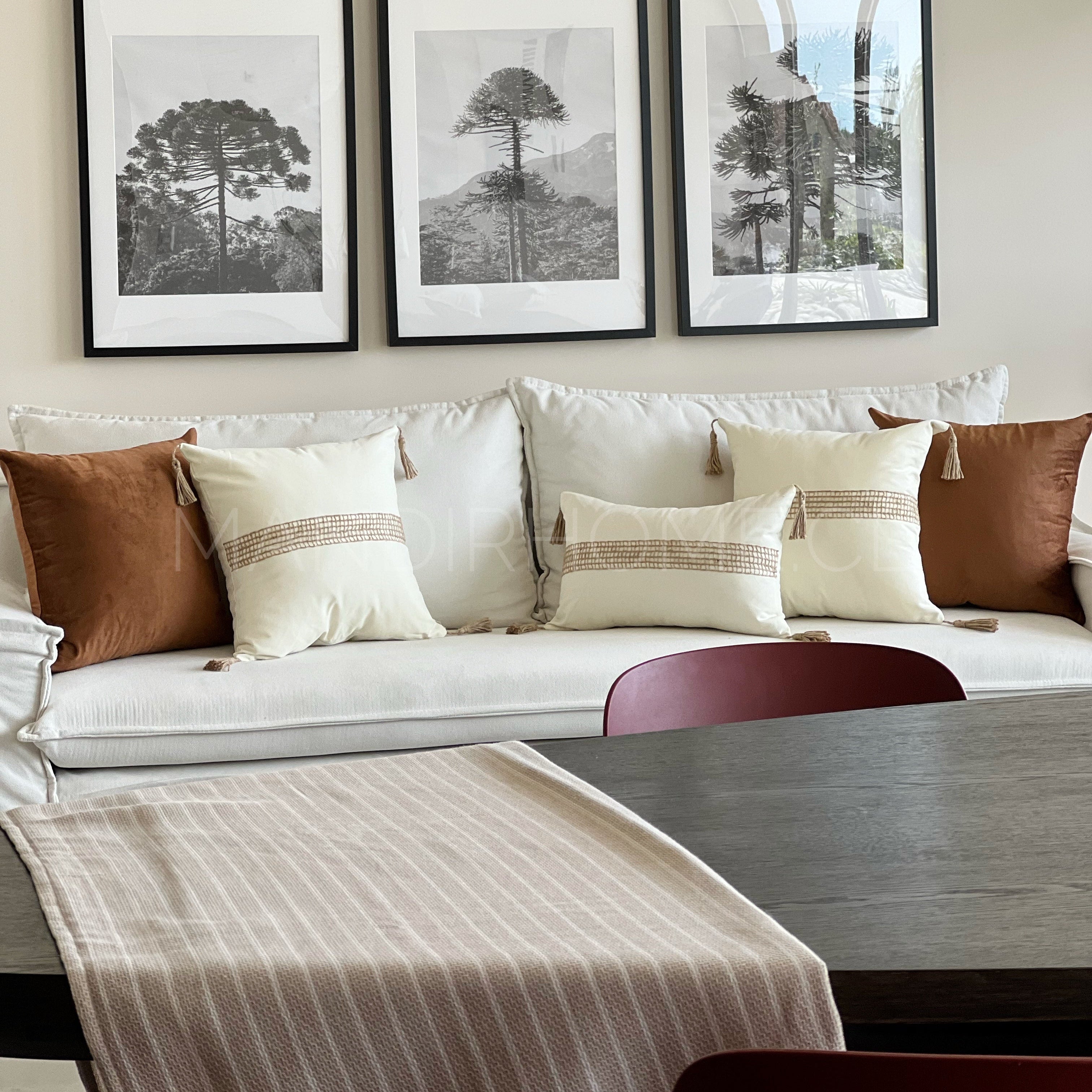 SET 5 FUNDAS PREMIUM TIERRA FRANJA + REGALO