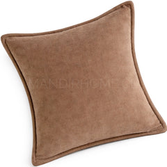 Funda de Cojín Esencia Pestaña Beige Cuadrada - Mandir Home