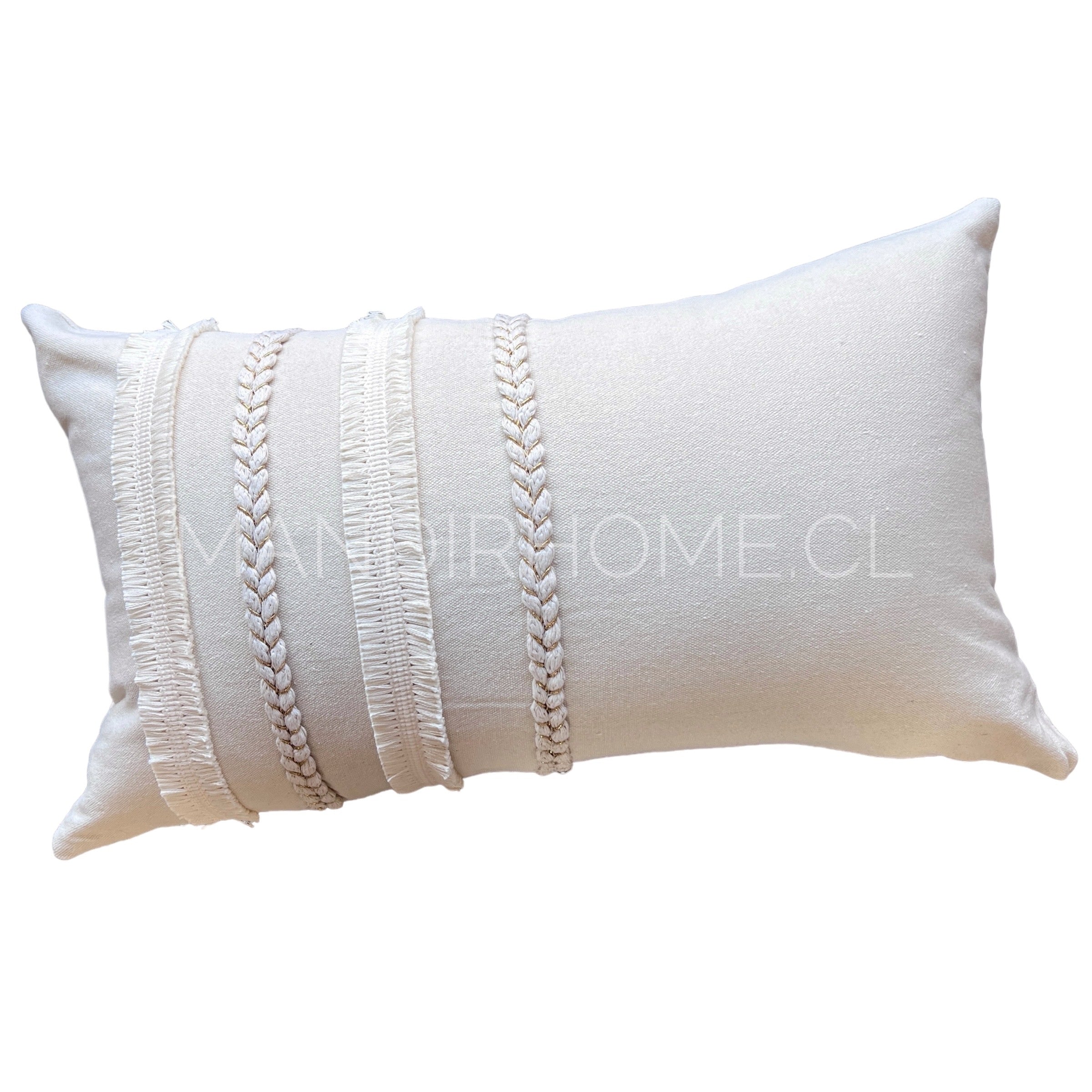 Funda de Cojín Aurora Crudo Rectangular