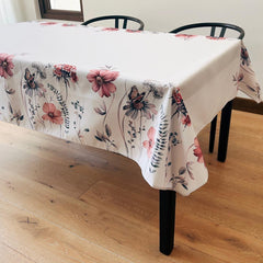 Mantel antimanchas Mariposa Vintage| lavable y sin plancha