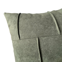 Funda de Cojín Puro Verde Botella Cuadrada