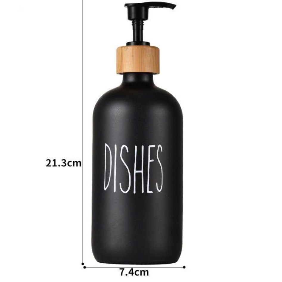 Set dispensador jabón y lavalozas monocromático + bandeja