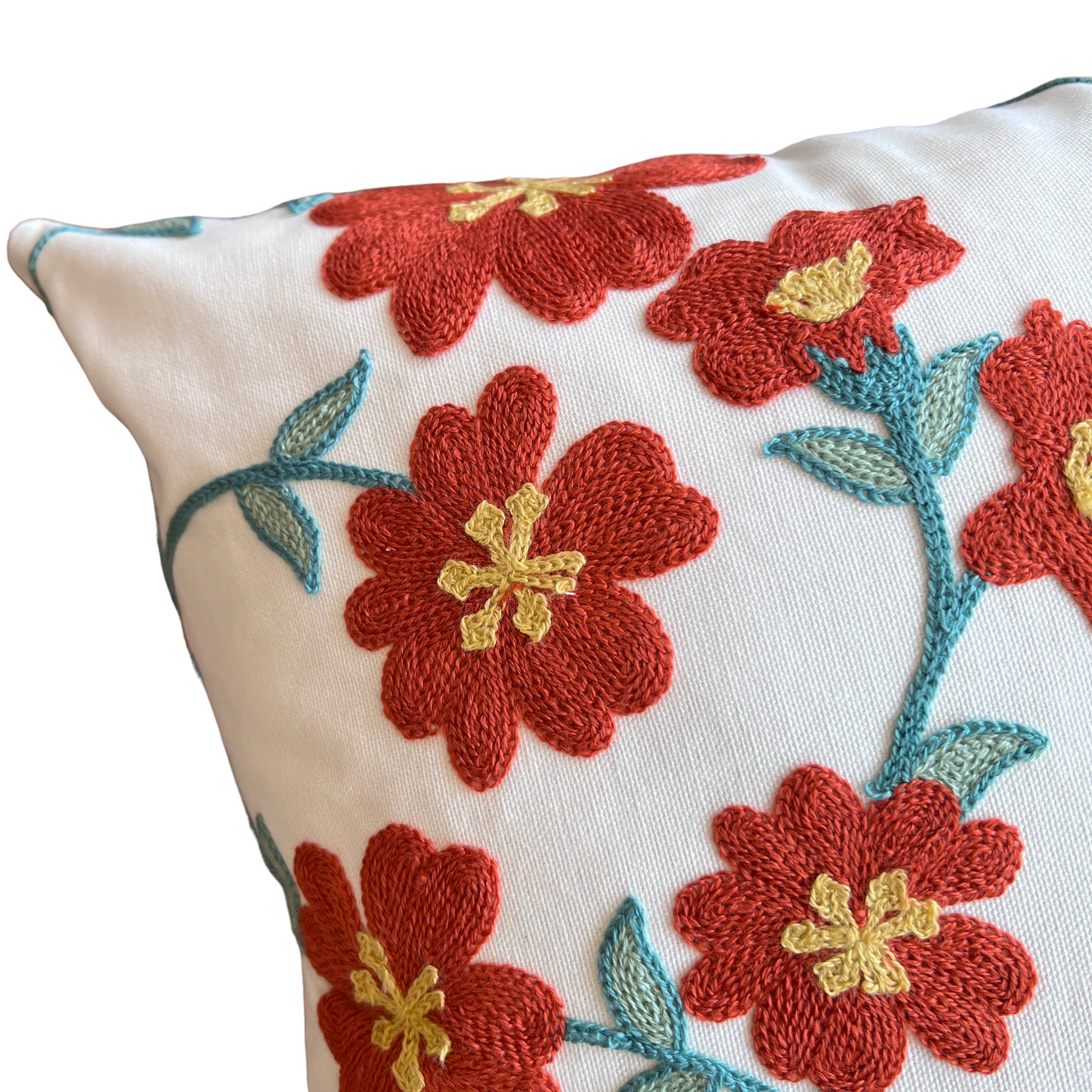 Funda de Cojín Bordado Floripa 2 45x45cms