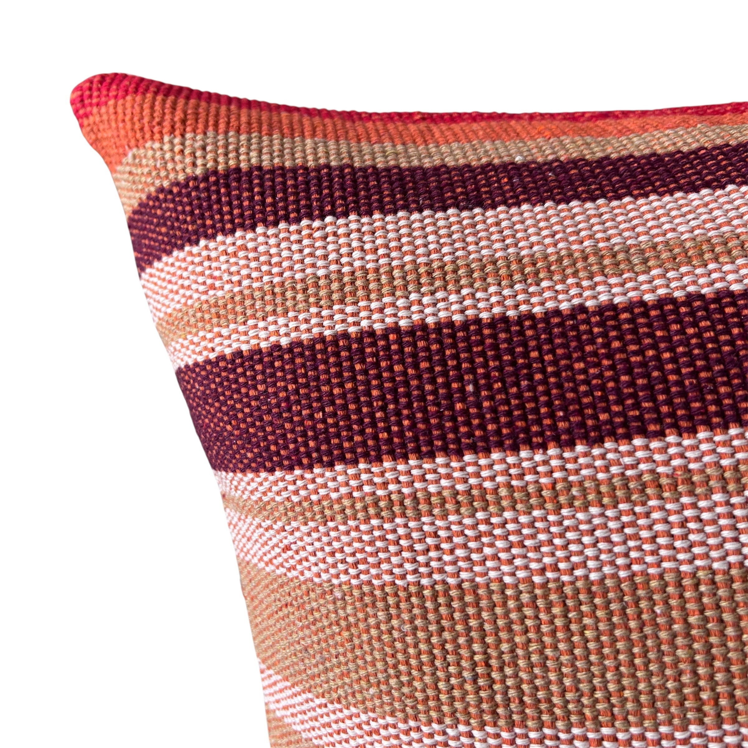 Funda de Cojín Boho Trama San Pedro Cuadrado 50x50cms