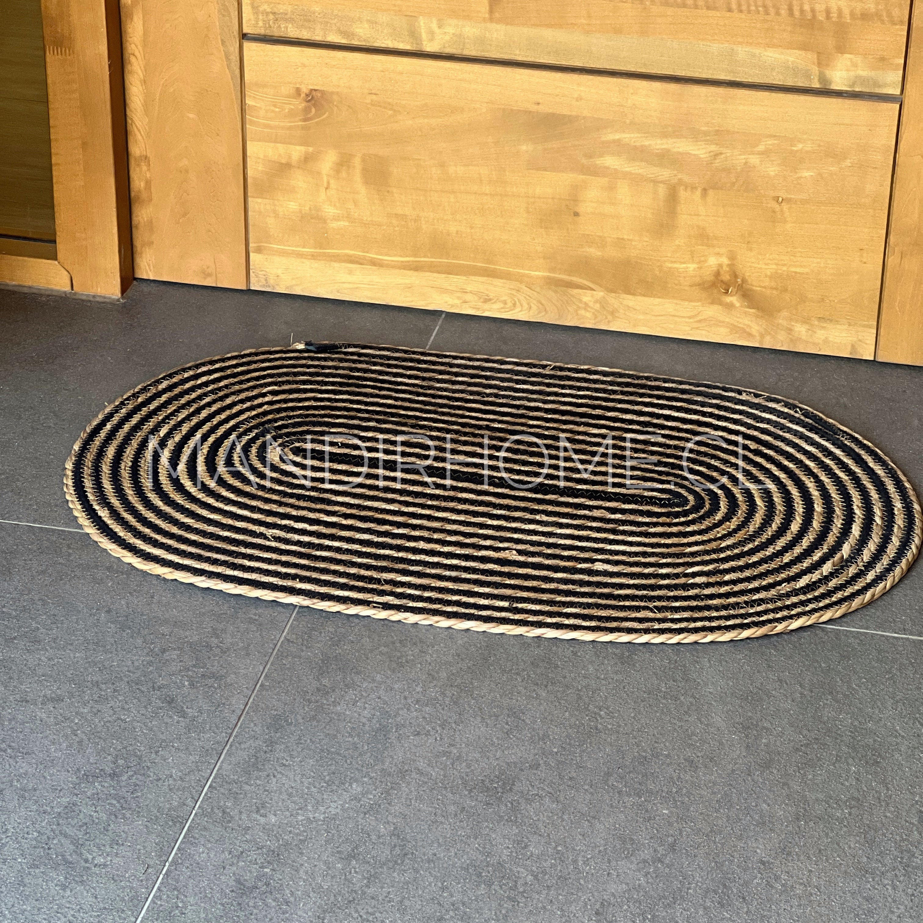 Limpiapiés Yute y Trapillo 80x50cms