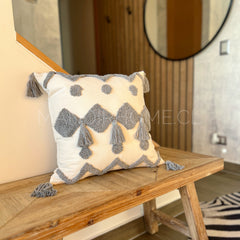 Funda de Cojín Tribu Gris Cuadrado