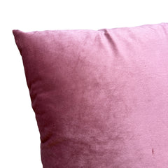 Funda de Cojín Velvet Liso Palo Rosa