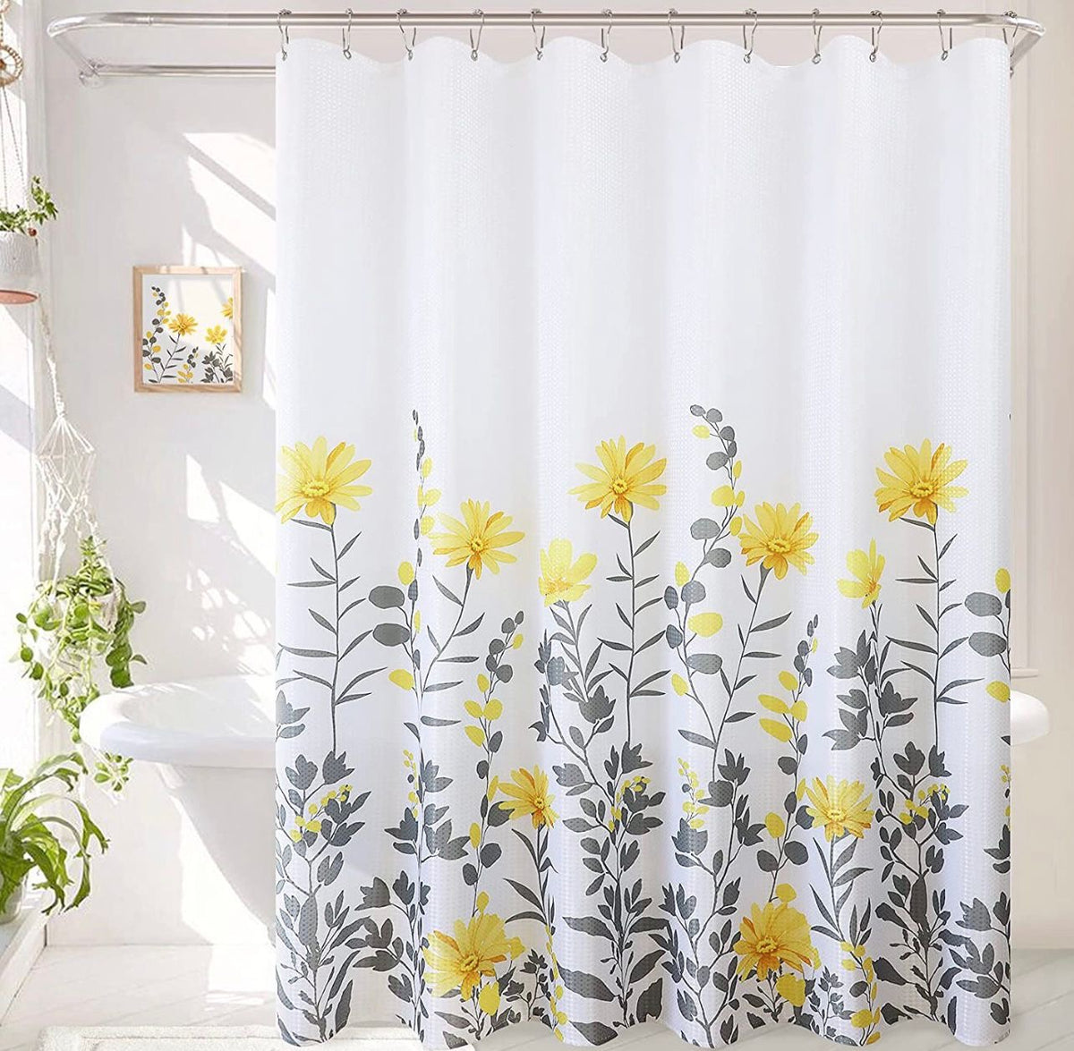 Cortina de baño / Jardín Amarillo