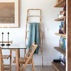 Manta Menta Punto Borlas Esquinas 180x120cms