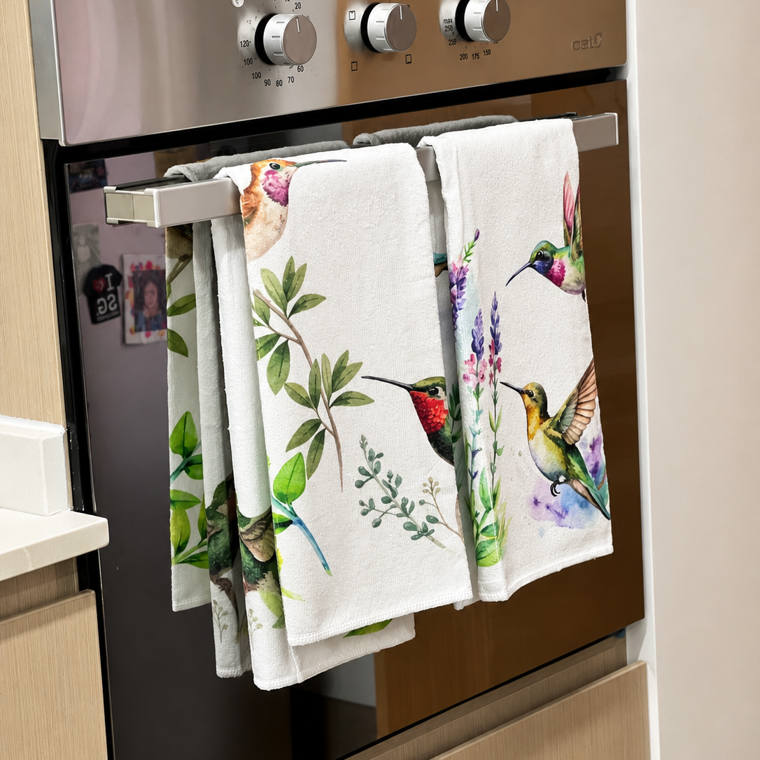 Set 2 Paños Cocina Colibrí