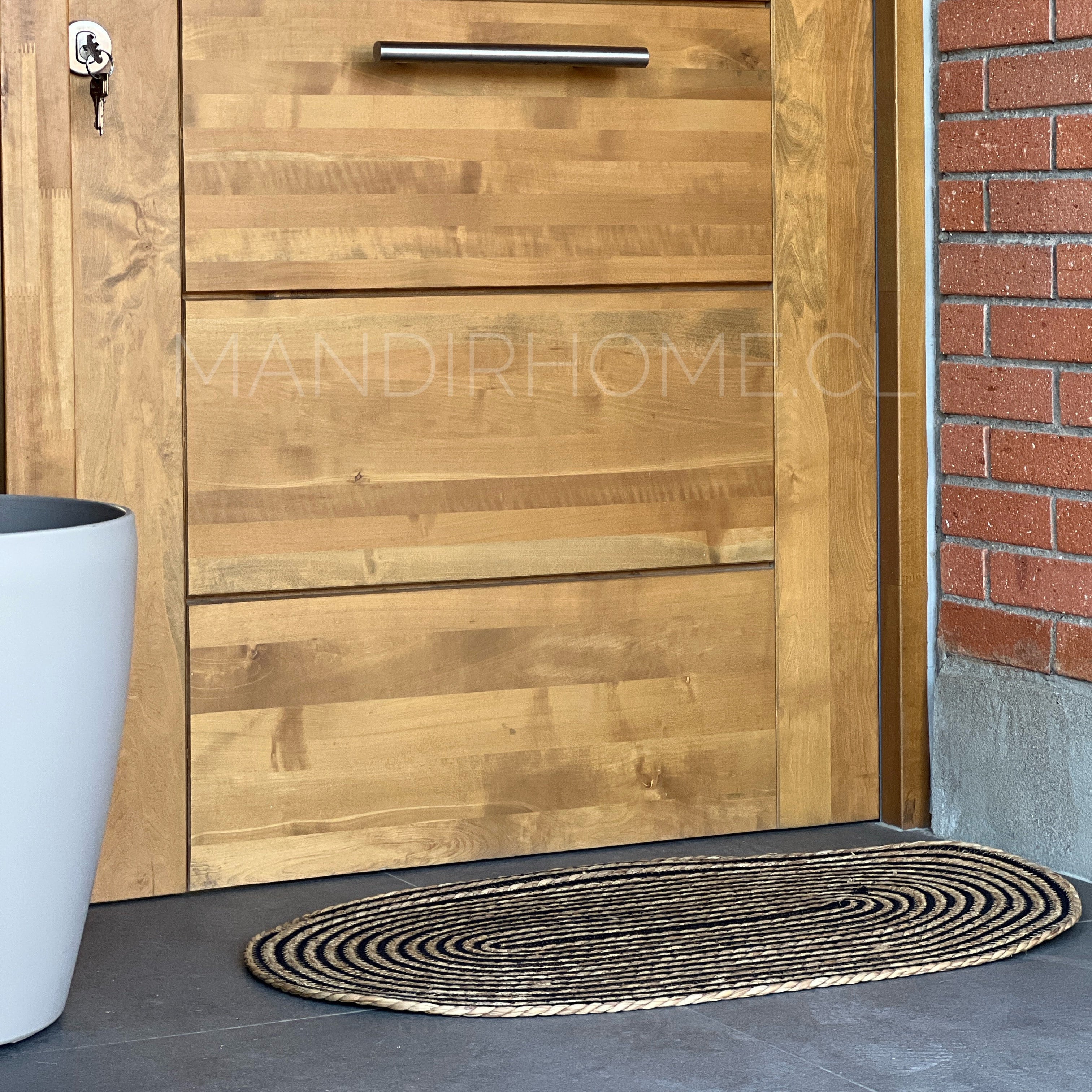 Limpiapiés Yute y Trapillo 80x50cms